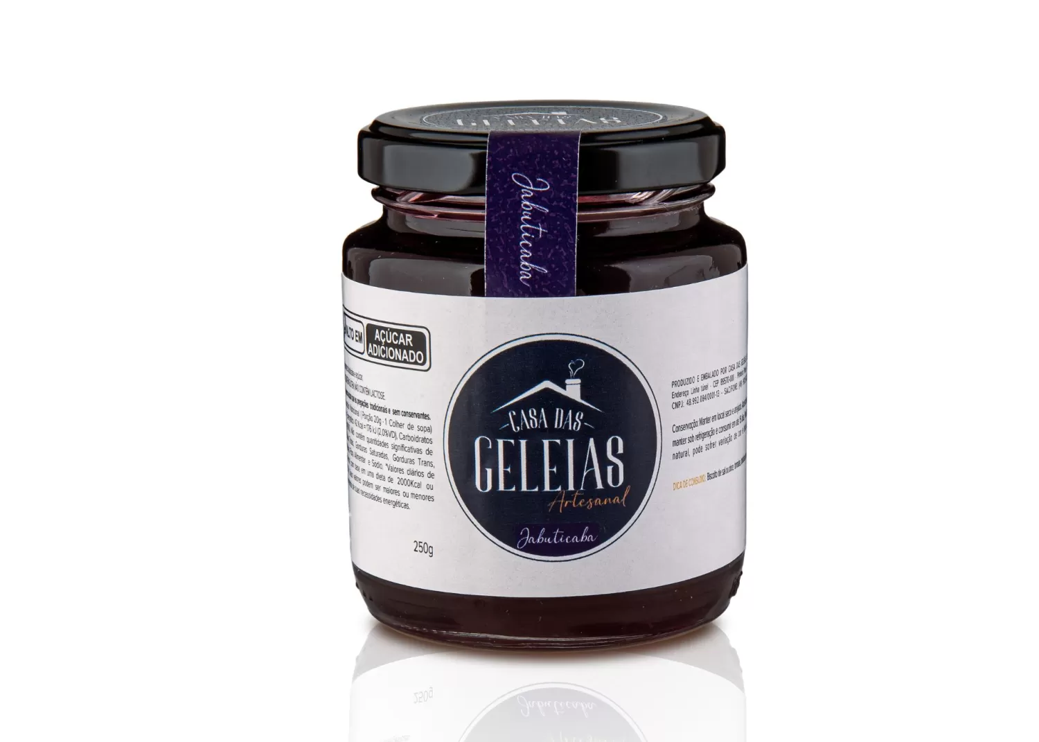 Geleia de Jabuticaba 250g - Casa das Geleias
