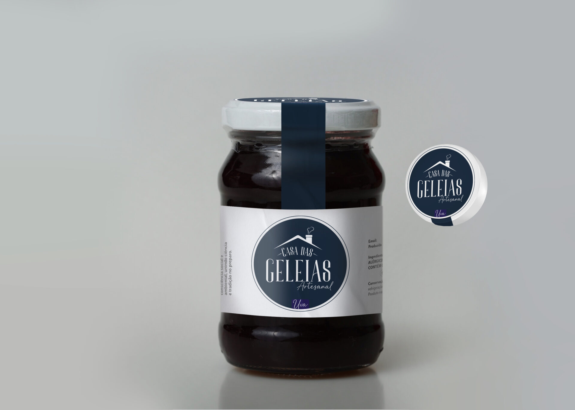 Geleia de Uva 250g - Casa das Geleias