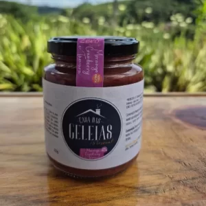 Geleia Zero Açúcar de Morango, Cranberry e Tâmaras 250g - Casa das Geleias