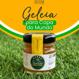 Mini Geleia de Damasco 40g - Especial Copa do Mundo – Casa das Geleias