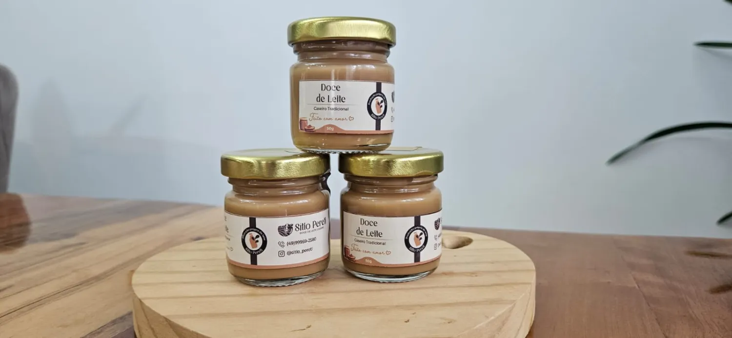Box com 24 unidades de Mini Doce de Leite Artesanal Sítio Pereti 40g